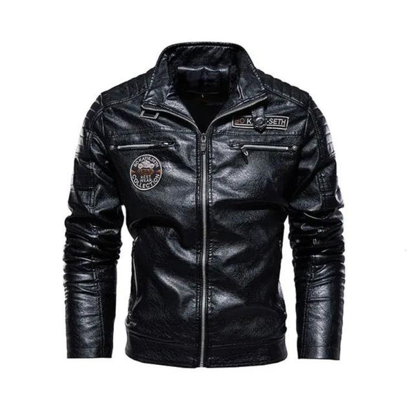 blouson motard simili cuir