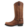 bottes cowboy marron
