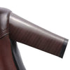 Gros plan sur le talon de 9,5 cm des bottes victoriennes