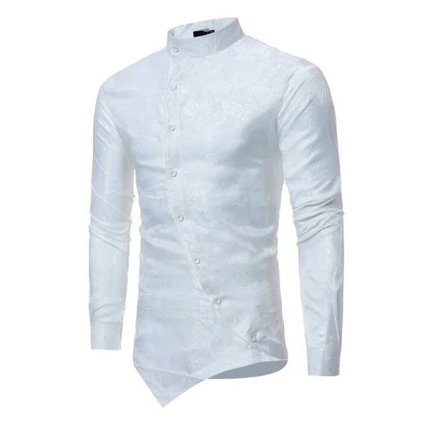 chemise asymétrique homme