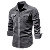 chemise en velours homme