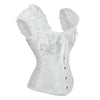 corset blanche dentelle