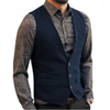 Gilet de Costume Steampunk Vintage - Bleu Marine