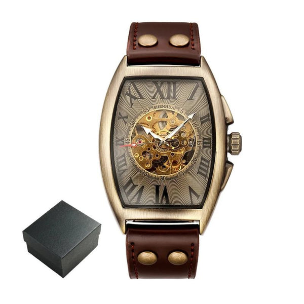 montre mécanique rectangulaire homme