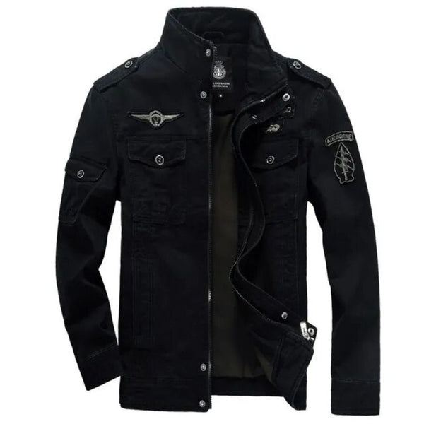 veste aviateur en jean