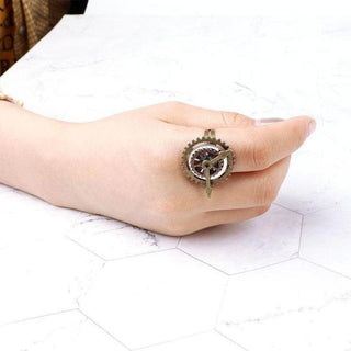 Bague horloge engrenage