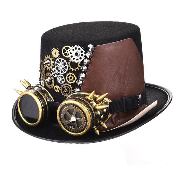 chapeau haut de forme bas steampunk