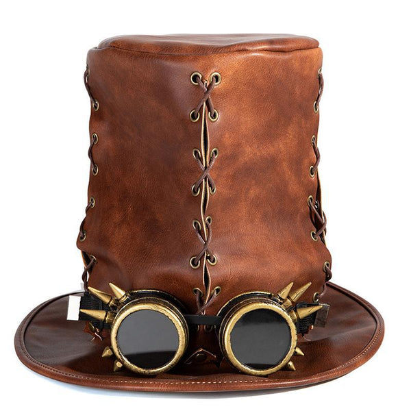  Chapeau Haut de Forme Steampunk Homme