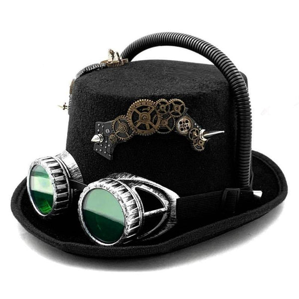 NOIR HOMMES CHAPEAU Magicien Chapeaux Steampunk Haut Chapeau Baron No?l  Coachman EUR 11,02 - PicClick FR