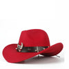 Chapeau cowboy rouge