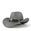 Chapeau cowboy gris