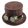 chapeau steampunk cuir femme
