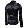 chemise satin homme luxe