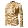 chemise steampunk en satin gold