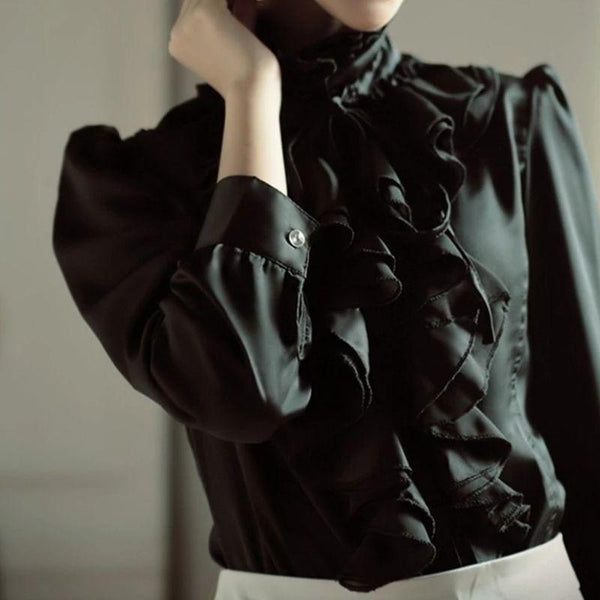 chemisier victorien noir