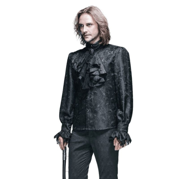 chemise col victorien homme