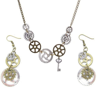 collier steampunk femme