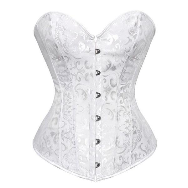 Corset Steampunk Blanc