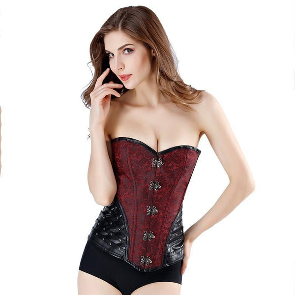 Corset Steampunk Vintage Top