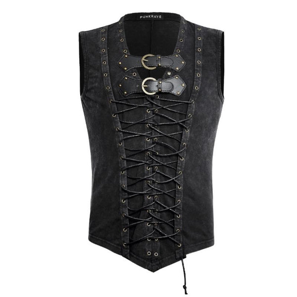 corset steampunk homme lacets