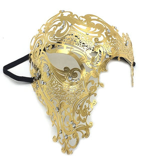 masque vénitien doré