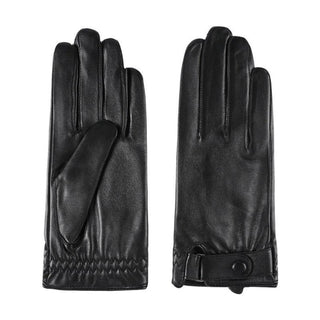Gant Cuir Noir Homme