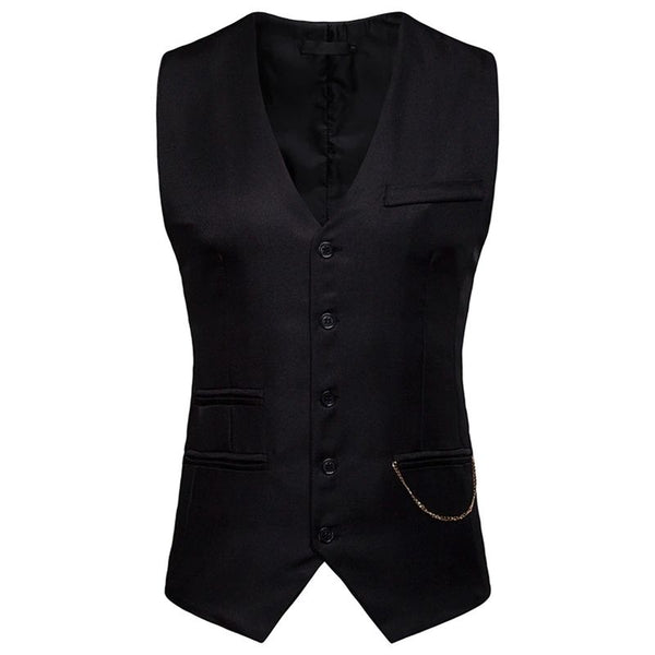 gilet costume homme mariage noir