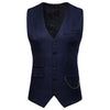 gilet costume homme bleu marine