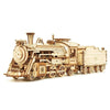 maquette locomotive à vapeur en bois