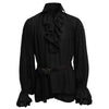 chemise steampunk homme noire