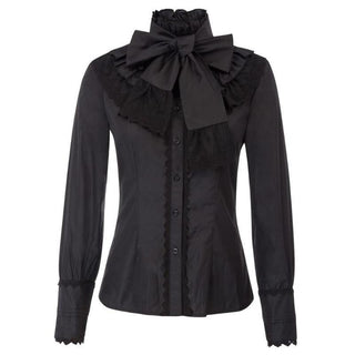 chemisier col victorien femme