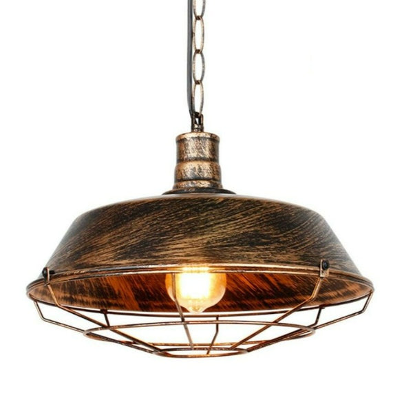 lampe suspendue style industriel
