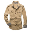 chemise militaire beige homme