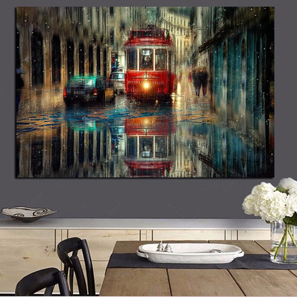 tableau peinture vintage