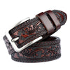 ceinture homme western marron