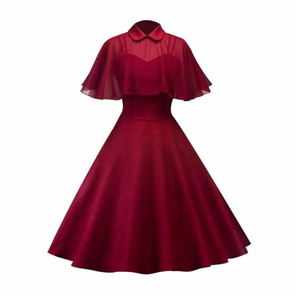 robe vintage rouge