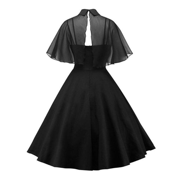 robe été noire femme