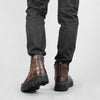 bottines homme cuir marron