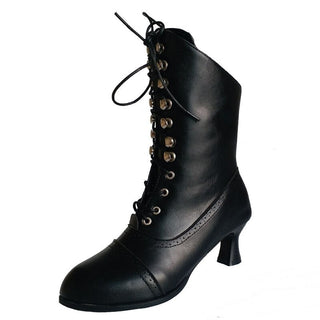 bottines victoriennes noires