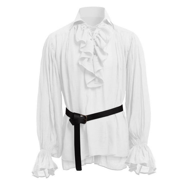 chemise blanche steampunk homme