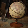 Globe Terrestre en Bois Ancien