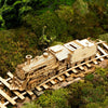 maquette bois locomotive
