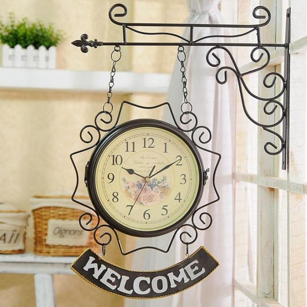 Horloge Double Face Vintage