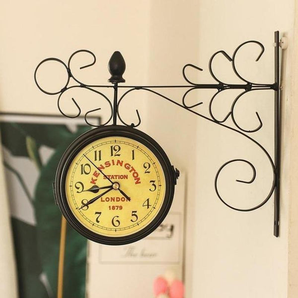 Horloge Steampunk Rétro Gare