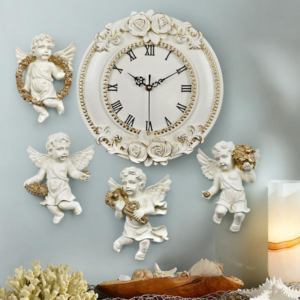 Horloge Murale Vintage Blanche