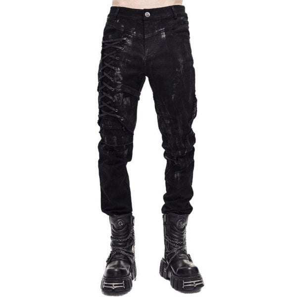Pantalon Victorien Steampunk Gothique Homme - Style Vintage Médiéval - Pour Cosplay, Fête, Halloween - 12