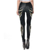 legging steampunk noir femme