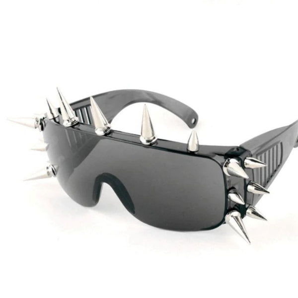 lunettes de soleil gothique rectangulaires