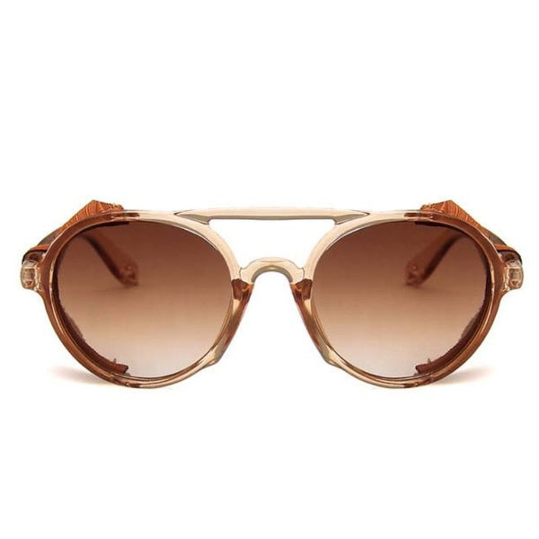 lunettes de soleil vintage cuir