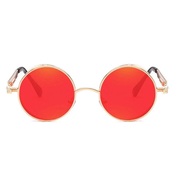 lunettes de soleil metal doré